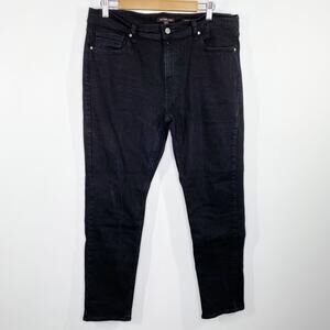 Michael Kors Parker Slim Fit Black Cotton Blend Denim Jeans Men's Size 36 x 30